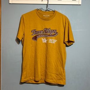True religion mustard tee